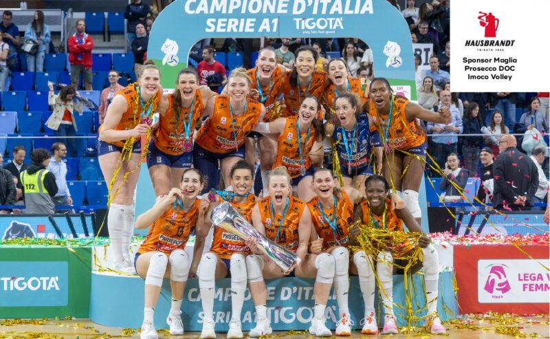 Hausbrandt Sponsor Gold Maglia Prosecco DOC Imoco Volley per il prossimo triennio